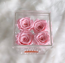 Load image into Gallery viewer, 4 Rose Box with Stem
