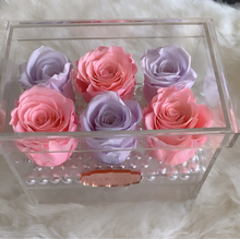 Load image into Gallery viewer, 6 Rose Box with Drawer
